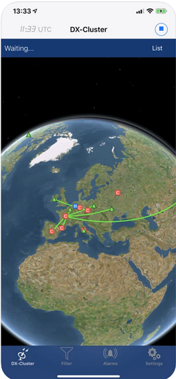 Application pour smartphone iCluster