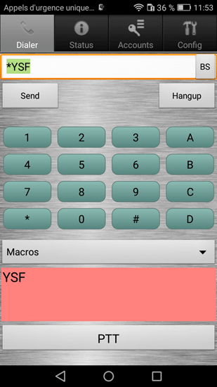 Application pour smartphone DV Switch