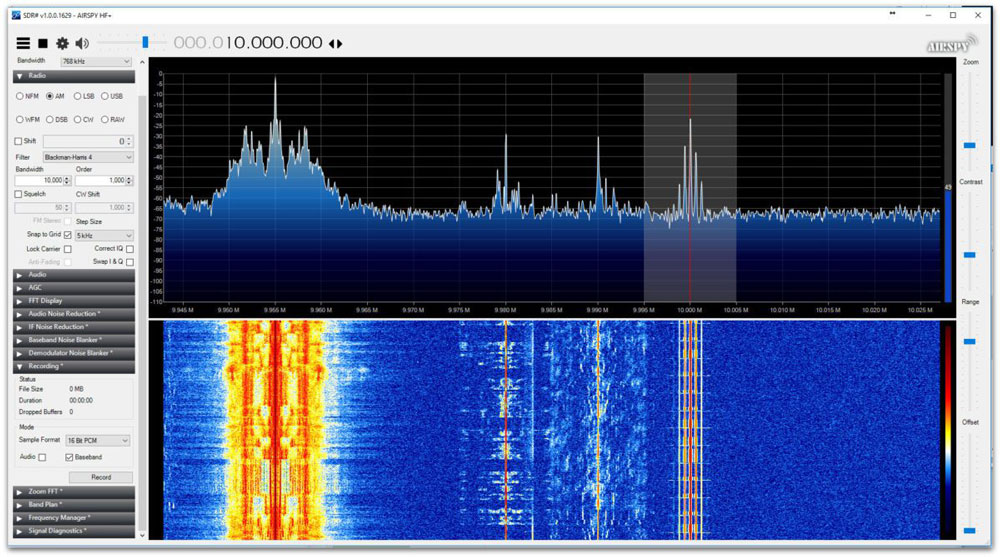 Sdr sharp airspy hf plus wwv spectrum Sdr sharp airspy hf plus wwv spectrum