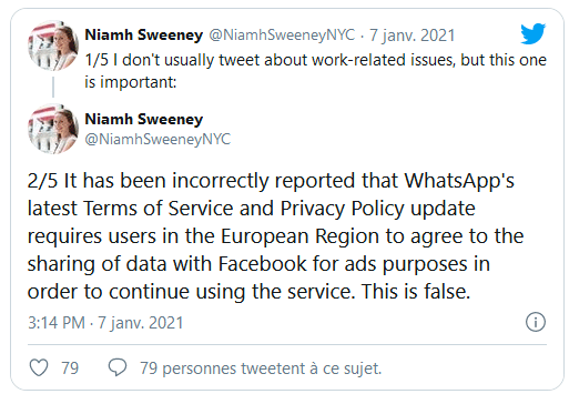 Un problème avec WhatsApp ? 3 WhatsApp