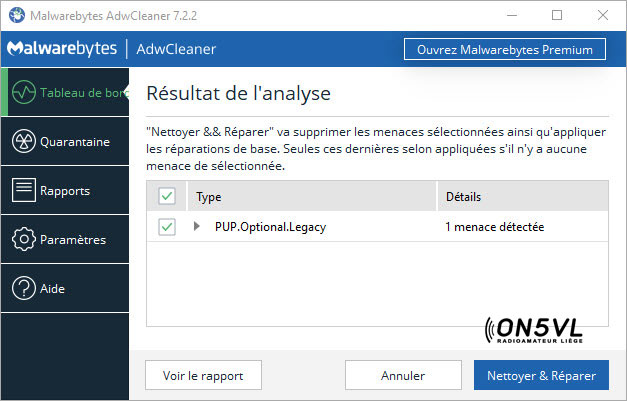 Nettoyer et Réparer