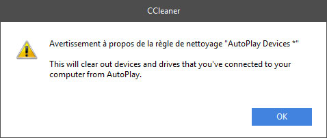Message d'alerte