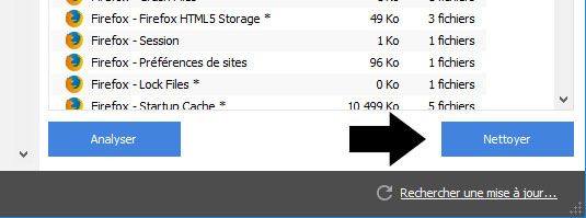 Nettoyer les fichiers temporaires