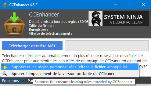 Supprimer le winapp2.ini