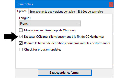 Piloter CCleaner avec CCEnhancer