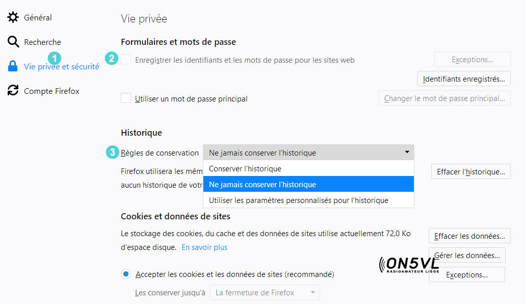 Navigation privée