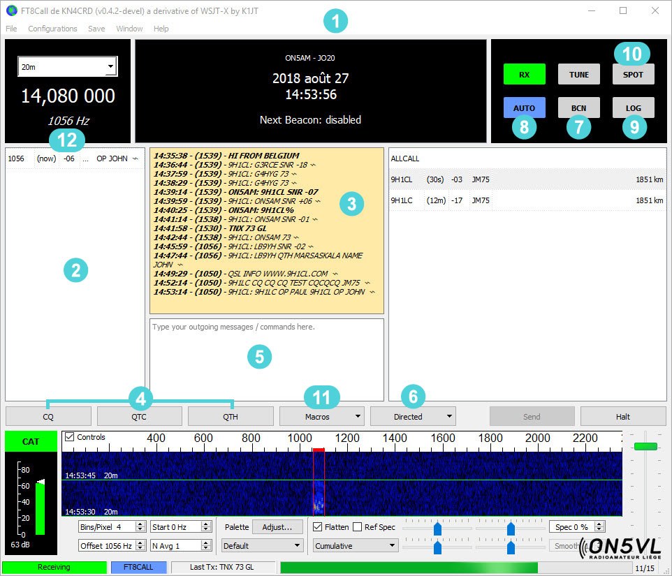 Ft8call copyright