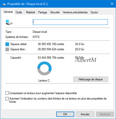 Nettoyage de disque