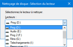 Nettoyage des autres lecteurs