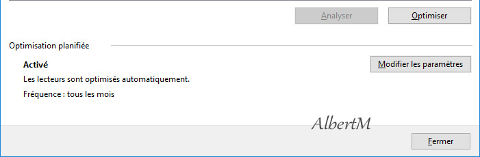 Optimisation planifiée Optimisation planifiée