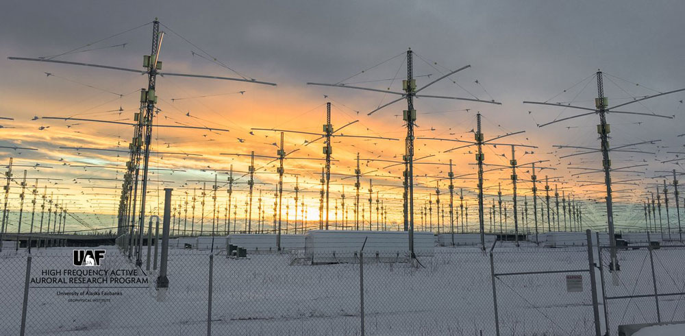 Champs d'antennes affectées à Haarp