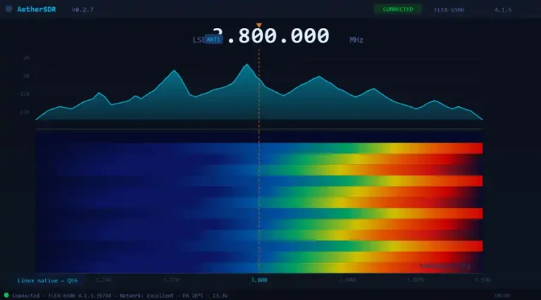 AetherSDR : un client SmartSDR natif pour Linux