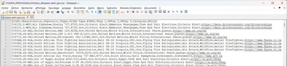 Des trames ADS-B aux API