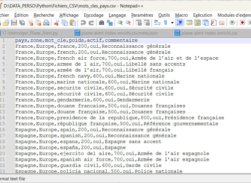 Des trames ADS-B aux API