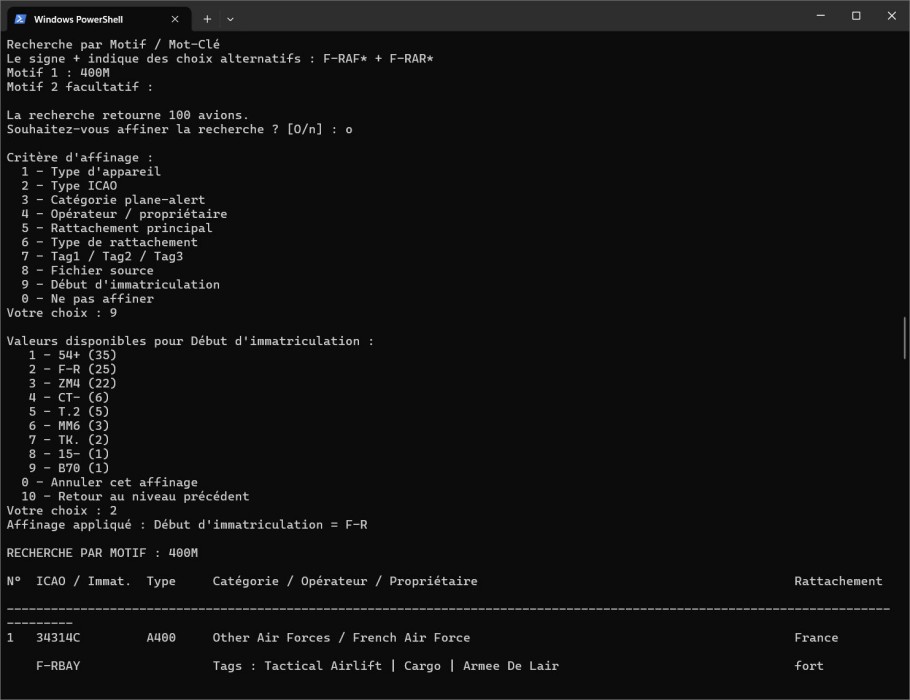 Des trames ADS-B aux API
