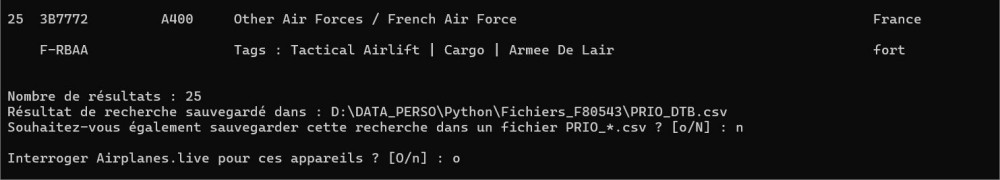 Des trames ADS-B aux API