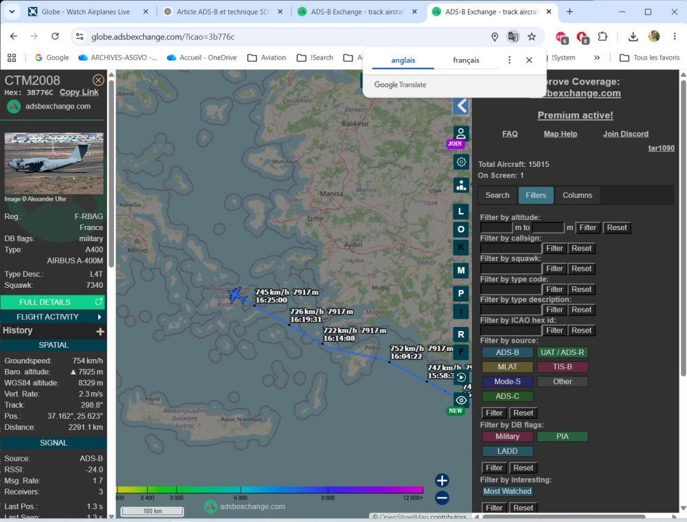 Des trames ADS-B aux API