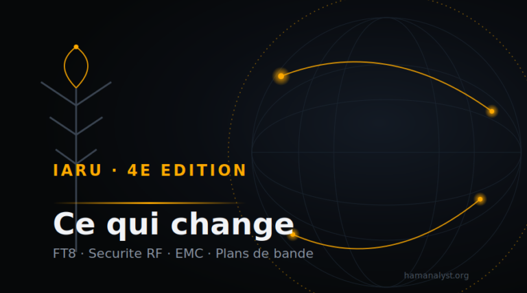 IARU 4e édition : ce qui change dans le guide radioamateur 2026