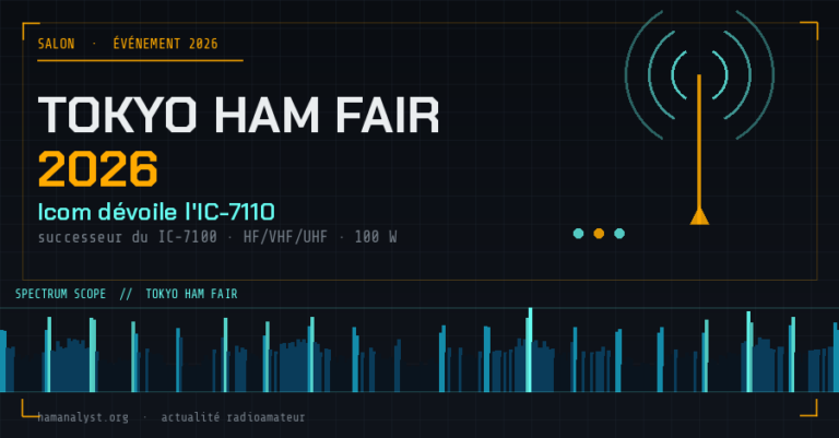 Icom IC-7110 : le successeur de l&rsquo;IC-7100 dévoilé au Tokyo Ham Fair 2026